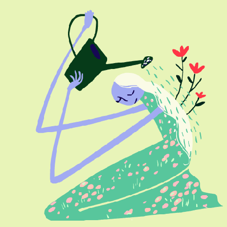 An Argument For Self-Love | Art de amor, Art and illustration, Illustration